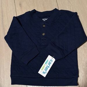 Carter's Quilted Navy Sweatshirt for Kids